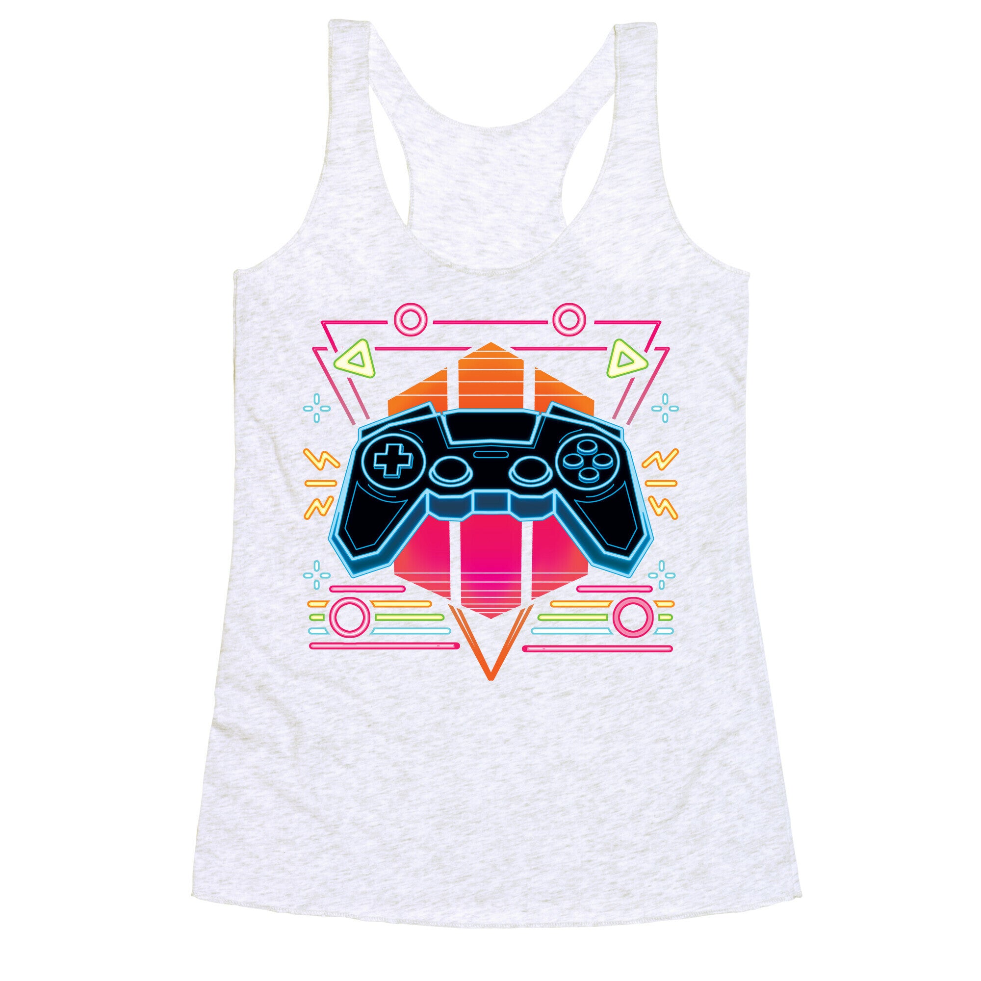 Synthwave Gamer Racerback Tank